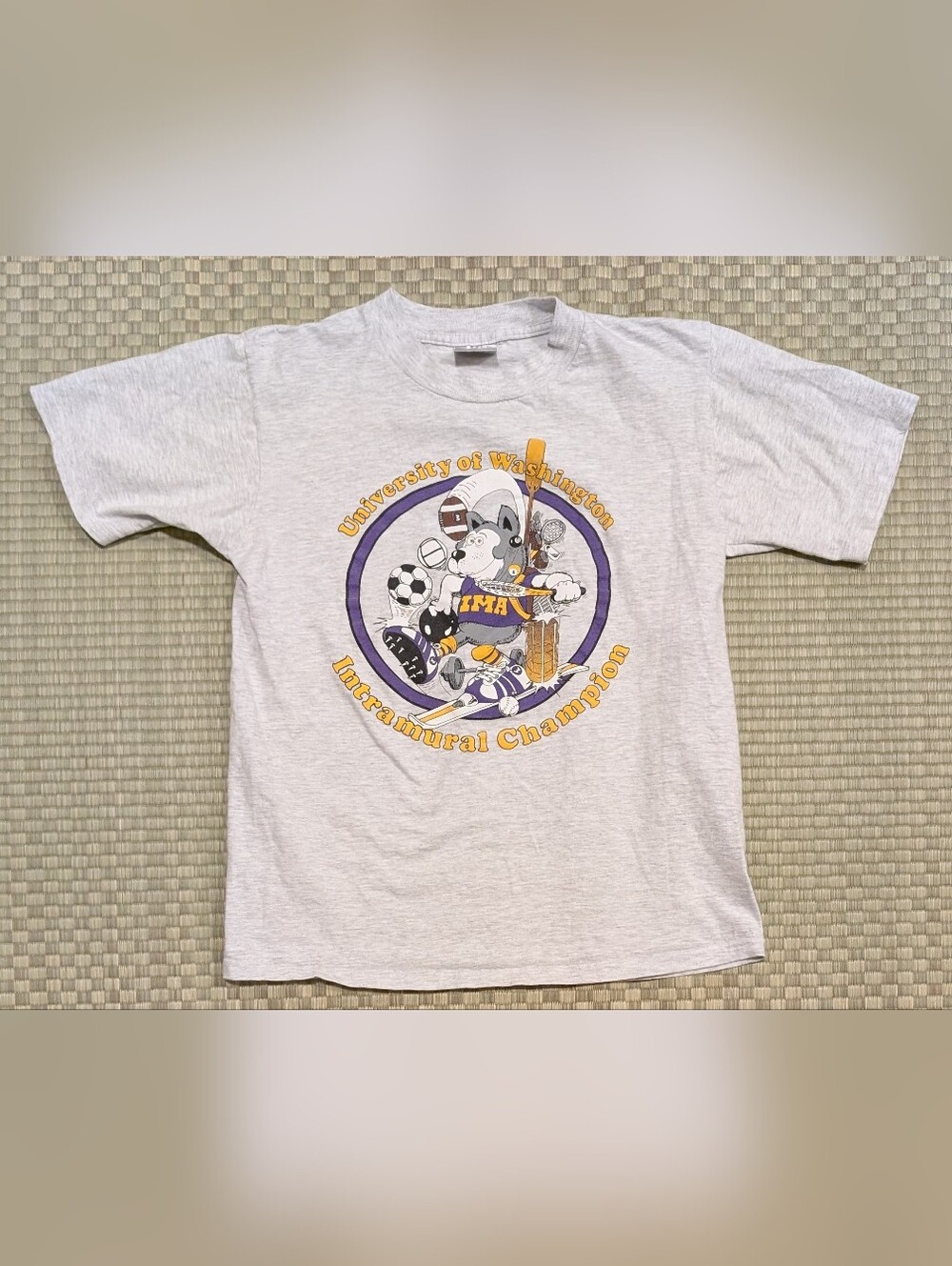 Vintage University of Washington Intramural Champions T-shirt Large Made in USA